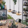 Mertola Hanglamp, Hanglamp Amber, Rookkleurig, 3-lichts