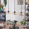 Mertola Hanglamp, Hanglamp Amber, Duidelijk, 3-lichts