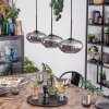 Mertola Hanglamp, Hanglamp Rookkleurig, 3-lichts