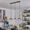 Mertola Hanglamp, Hanglamp Amber, Duidelijk, Rookkleurig, 3-lichts