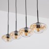 Mertola Hanglamp, Hanglamp Amber, Duidelijk, 4-lichts