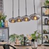 Mertola Hanglamp, Hanglamp Rookkleurig, 4-lichts
