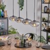 Mertola Hanglamp, Hanglamp Duidelijk, Rookkleurig, 4-lichts