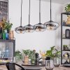 Mertola Hanglamp, Hanglamp Duidelijk, Rookkleurig, 4-lichts