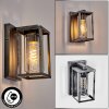 Portalis Wandlamp voor buiten, Wandlamp Zwart, Zilver, 1-licht