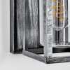 Portalis Wandlamp voor buiten, Wandlamp Zwart, Zilver, 1-licht