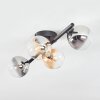 Chehalis Plafondlamp, Kogellampje Amber, Duidelijk, Rookkleurig, 4-lichts