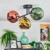 Ripoll Plafondlamp, Kogellampje Goud, Groen, Koperkleurig, 3-lichts