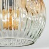 Ripoll Plafondlamp, Kogellampje Amber, Duidelijk, 3-lichts