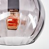 Koyoto Plafondlamp, Kogellampje Rookkleurig, 4-lichts