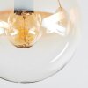 Gastor Plafondlamp, Kogellampje Amber, Duidelijk, Rookkleurig, 4-lichts