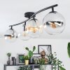 Gastor Plafondlamp, Kogellampje Amber, Duidelijk, Rookkleurig, 4-lichts