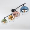Koyoto Plafondlamp, Kogellampje Blauw, Goud, Groen, Duidelijk, Koperkleurig, 4-lichts