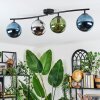Gastor Plafondlamp, Kogellampje Blauw, Chroom, Groen, Rookkleurig, 4-lichts
