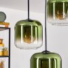 Lauden Hanglamp, Hanglamp Groen, Duidelijk, 3-lichts