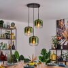 Lauden Hanglamp, Hanglamp Groen, Duidelijk, 3-lichts