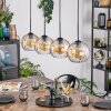 Koyoto Hanglamp, Kogellampje, Hanglamp Amber, Duidelijk, 4-lichts