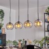 Koyoto Hanglamp, Kogellampje, Hanglamp Amber, Duidelijk, 4-lichts