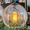 Koyoto Hanglamp, Kogellampje, Hanglamp Amber, Duidelijk, 4-lichts