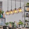 Koyoto Hanglamp, Kogellampje, Hanglamp Amber, Duidelijk, 4-lichts