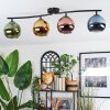Koyoto Plafondlamp, Kogellampje Blauw, Goud, Groen, Koperkleurig, 4-lichts