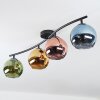 Koyoto Plafondlamp, Kogellampje Blauw, Goud, Groen, Koperkleurig, 4-lichts