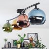 Koyoto Plafondlamp, Kogellampje Blauw, Goud, Groen, Koperkleurig, 4-lichts