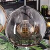 Koyoto Hanglamp, Kogellampje, Hanglamp Amber, Rookkleurig, 4-lichts