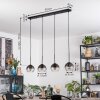 Koyoto Hanglamp, Kogellampje, Hanglamp Duidelijk, Rookkleurig, 4-lichts