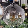 Koyoto Hanglamp, Kogellampje, Hanglamp Amber, Duidelijk, Rookkleurig, 4-lichts
