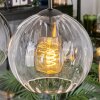 Koyoto Hanglamp, Kogellampje, Hanglamp Amber, Duidelijk, Rookkleurig, 4-lichts