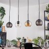 Koyoto Hanglamp, Kogellampje, Hanglamp Amber, Duidelijk, Rookkleurig, 4-lichts