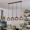 Koyoto Hanglamp, Kogellampje, Hanglamp Rookkleurig, 4-lichts