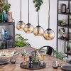 Koyoto Hanglamp, Kogellampje, Hanglamp Amber, 4-lichts