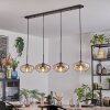 Mertola Hanglamp, Hanglamp Amber, Duidelijk, 4-lichts