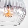 Koyoto Plafondlamp, Kogellampje Duidelijk, Rookkleurig, 4-lichts