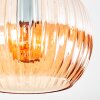 Koyoto Plafondlamp, Kogellampje Amber, 4-lichts