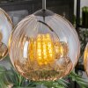 Koyoto Hanglamp, Kogellampje, Hanglamp Amber, 4-lichts
