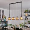Koyoto Hanglamp, Kogellampje, Hanglamp Amber, 4-lichts