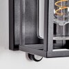 Portalis Wandlamp voor buiten, Wandlamp Zwart, 1-licht, Bewegingsmelder