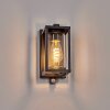 Portalis Wandlamp voor buiten, Wandlamp Zwart, 1-licht, Bewegingsmelder