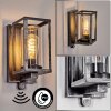Portalis Wandlamp voor buiten, Wandlamp Zwart, Zilver, 1-licht, Bewegingsmelder