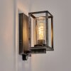 Portalis Wandlamp voor buiten, Wandlamp Zwart, Zilver, 1-licht, Bewegingsmelder