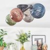Chehalis Plafondlamp, Kogellampje Blauw, Groen, Koperkleurig, Rookkleurig, 4-lichts