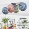 Chehalis Plafondlamp, Kogellampje Blauw, Groen, Koperkleurig, 4-lichts