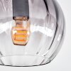 Koyoto Plafondlamp, Kogellampje Duidelijk, Rookkleurig, 4-lichts