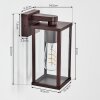 Tourega Wandlamp voor buiten, Wandlamp Bruin, Roest, 1-licht