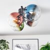 Gastor Plafondlamp, Kogellampje Blauw, Chroom, Groen, Duidelijk, Koperkleurig, Rookkleurig, 4-lichts