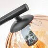 Koyoto Plafondlamp, Kogellampje Amber, Duidelijk, Rookkleurig, 3-lichts