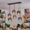 Lauden Hanglamp, Hanglamp Blauw, Groen, Duidelijk, Koperkleurig, Rookkleurig, 6-lichts